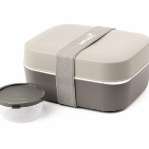 3-in-1 lunchbox grijs